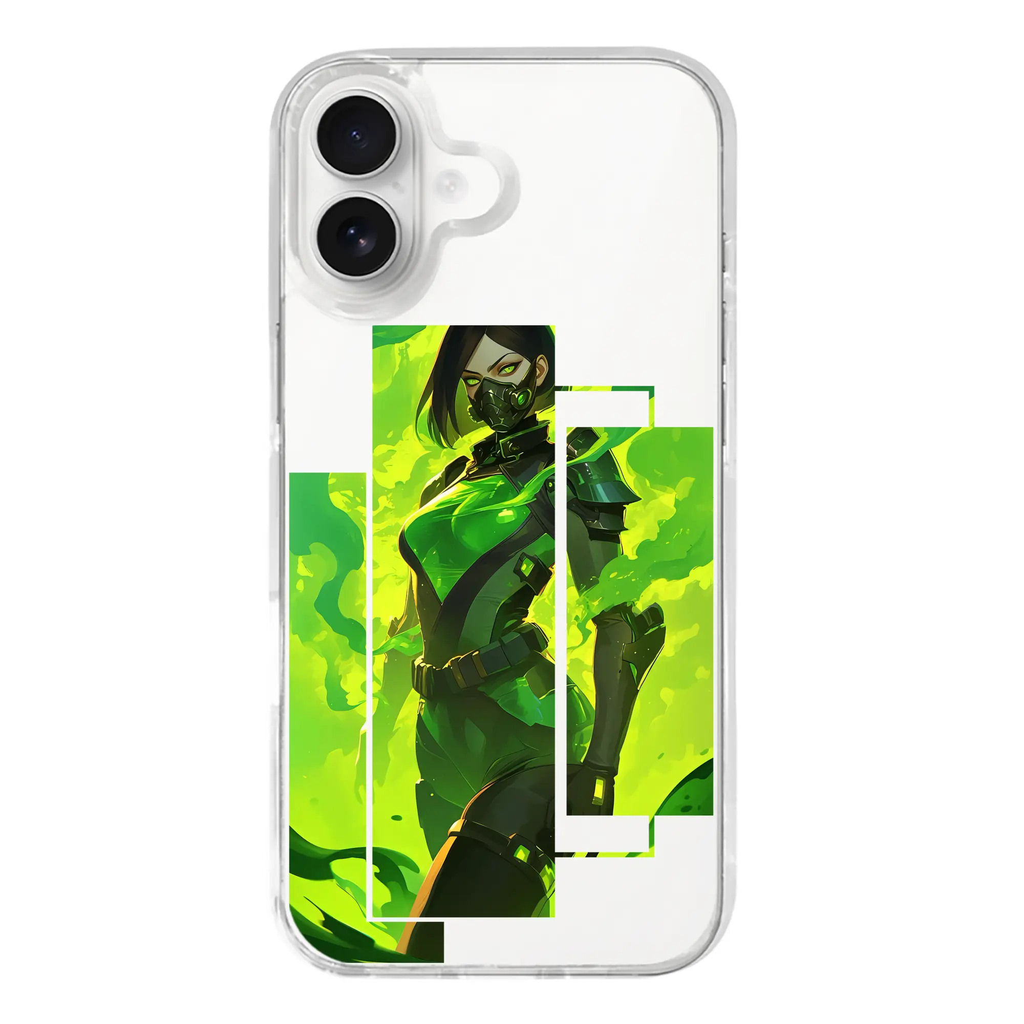 VALORANT グッズ,ヴァイパー - iPhone 17シリーズ 透明スマホケース – 薄型・耐衝撃・精密フィット保護カバー